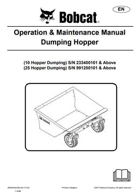 bobcat dump truck positioning instructions